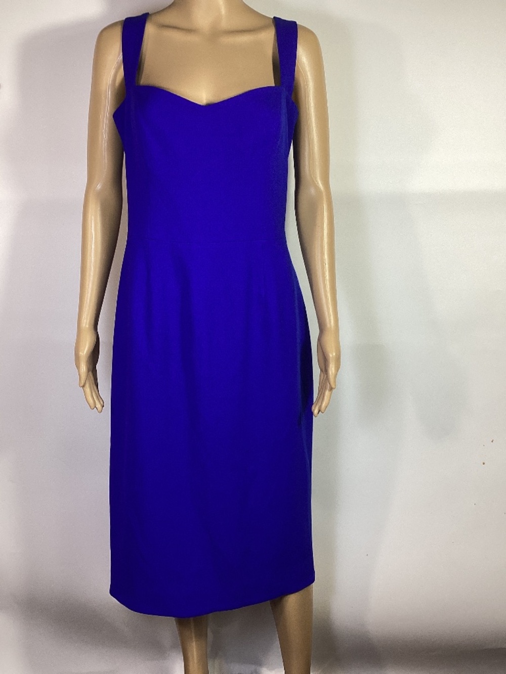 Dress the Population Nicole Sweetheart Cocktail Dress in Electric Blue XXL